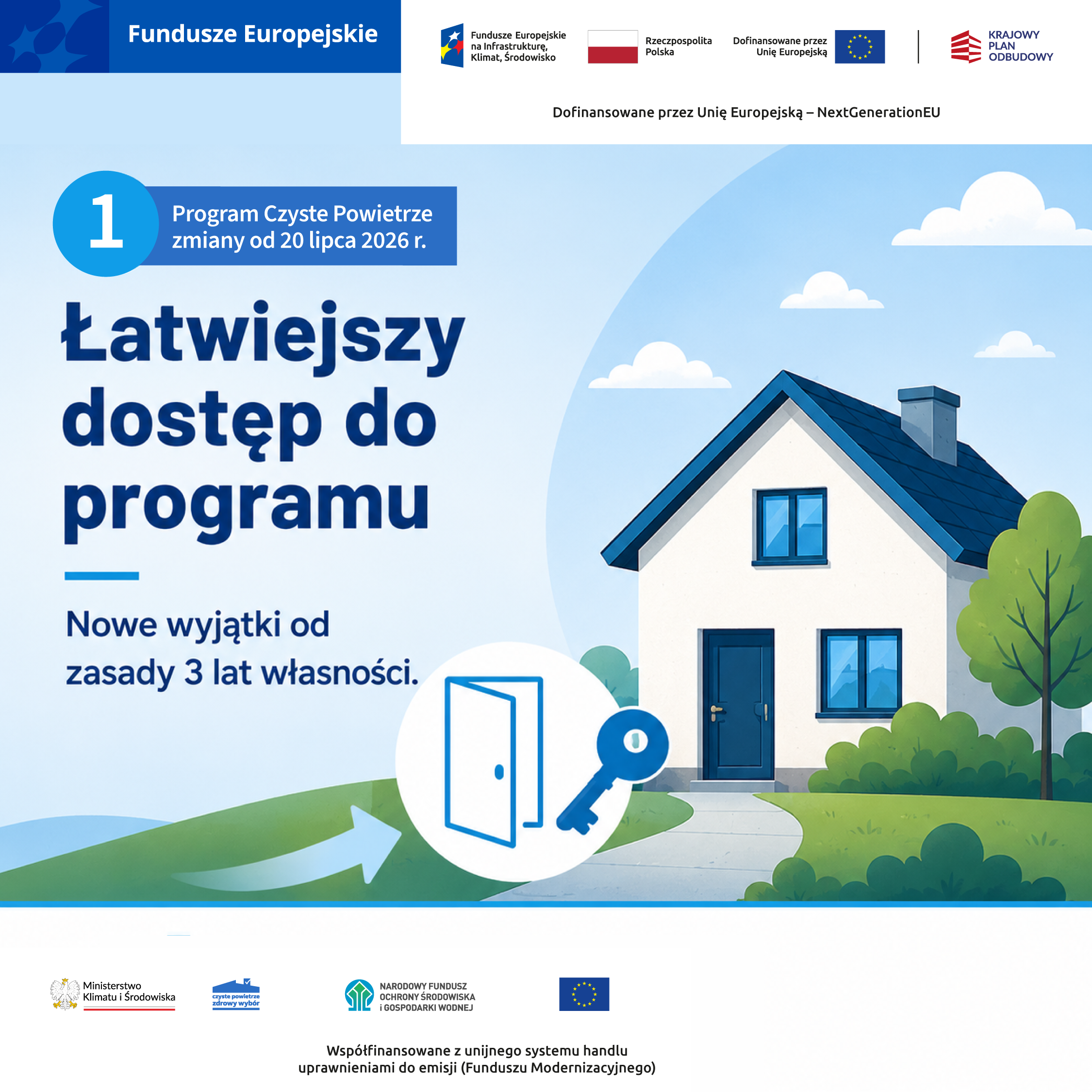 Zmiany w programie „Czyste Powietrze”. Od 20 lipca łatwiej skorzystać z dotacji