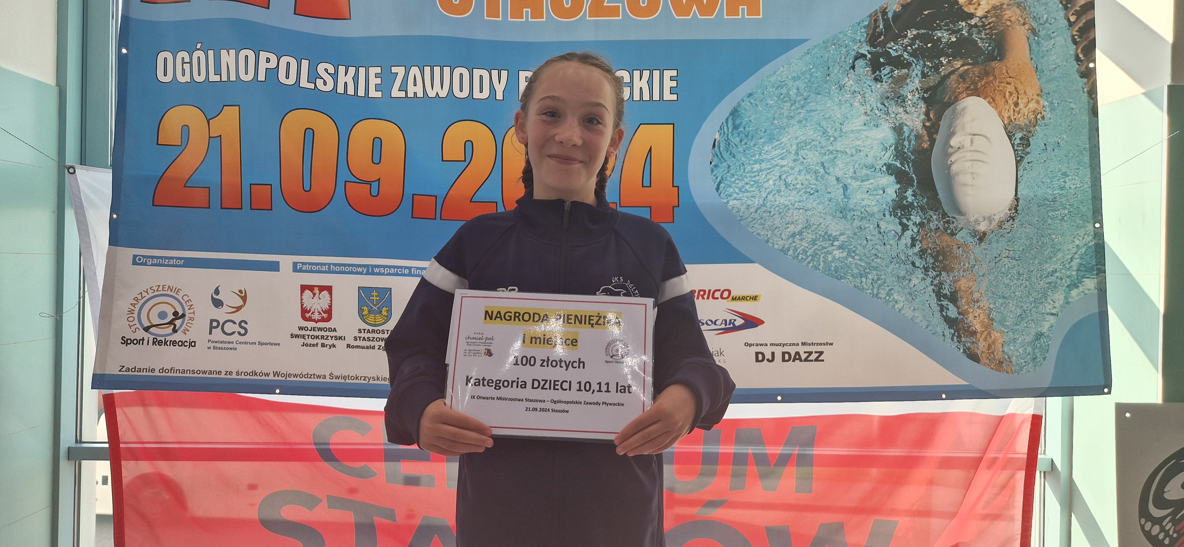 16 medali UKS Delfin Tarnobrzeg w Ogólnopolskich Zawodach Pływackich w Staszowie
