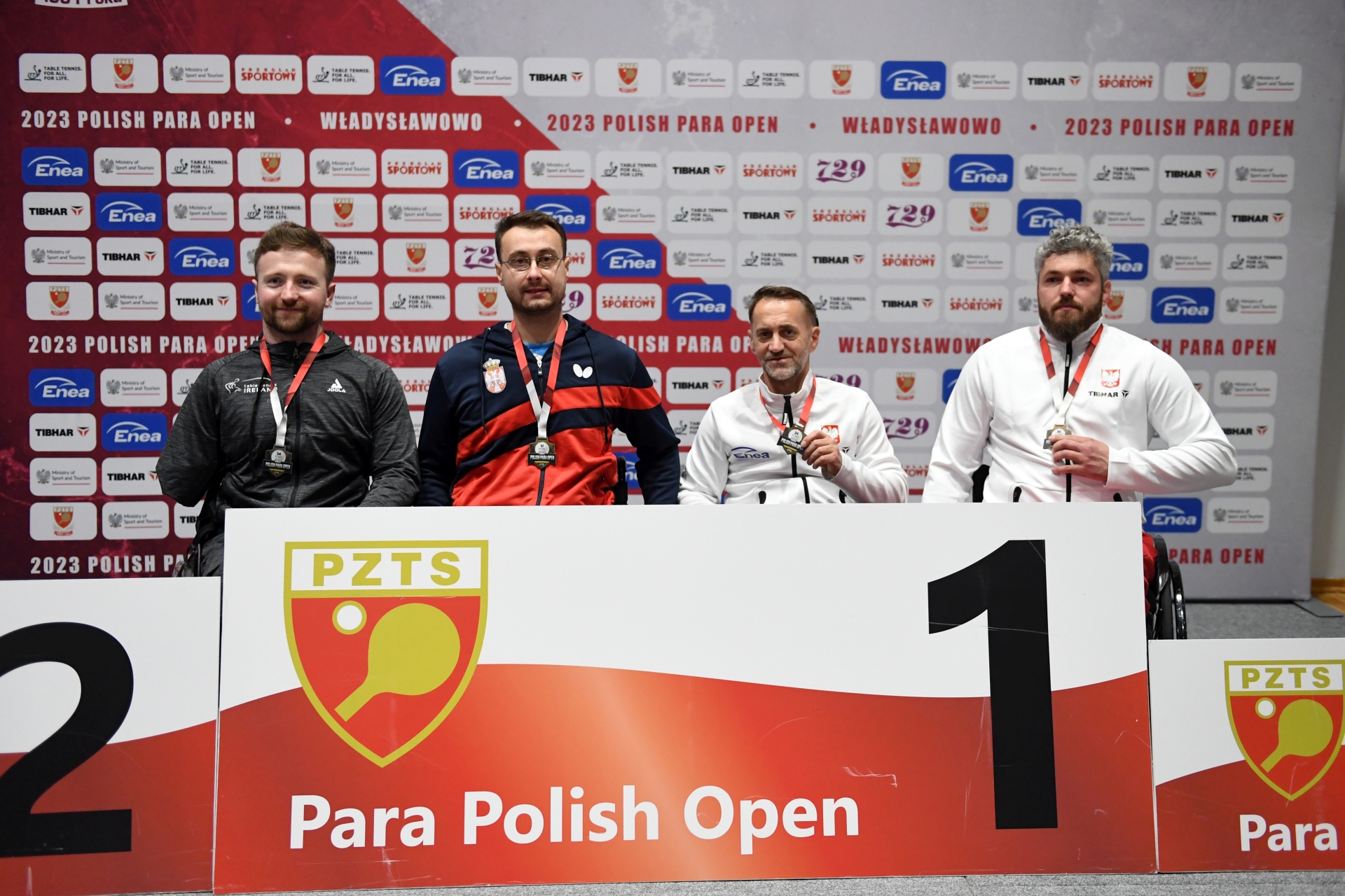Janusz Chamot i Maciej Nalepka - IKS JEZIORO Tarnobrzeg, zdobyli medale w Polish Para Open 2023