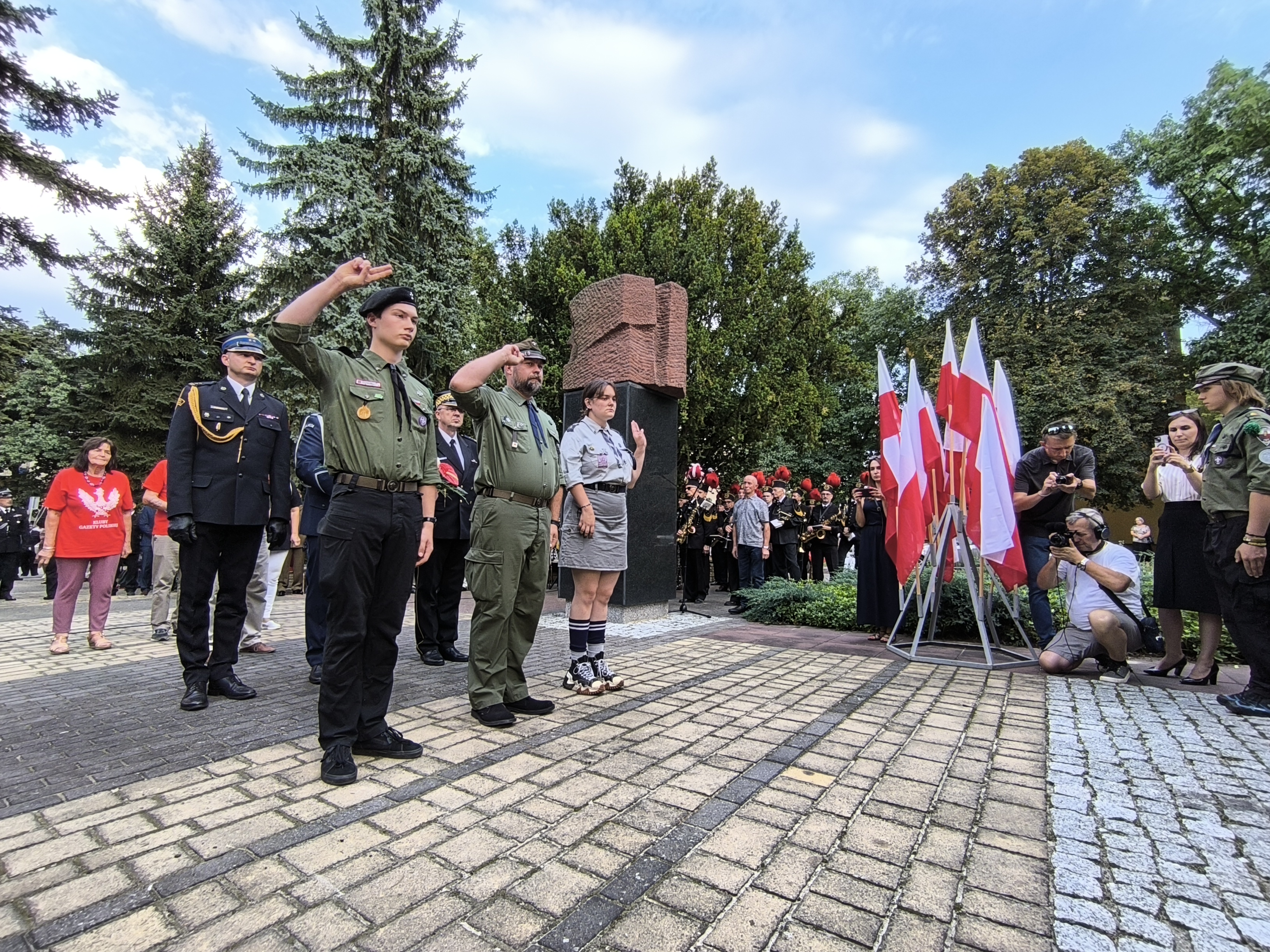 Tarnobrzeg. Uroczystości upamiętniające 85. rocznicę wybuchu II wojny światowej.