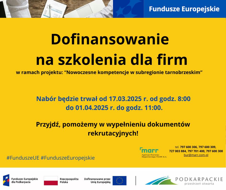 „Nowoczesne kompetencje w subregionie tarnobrzeskim” - nabór do VI rundy projektu