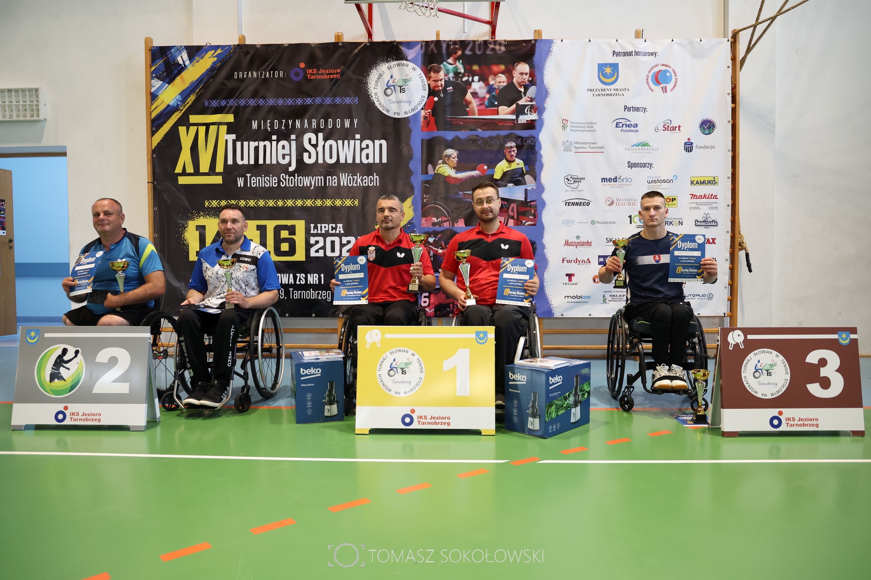 Międzynarodowy XVI Turniej Słowian w Tenisie Stołowym na Wózkach – Tarnobrzeg 2023.