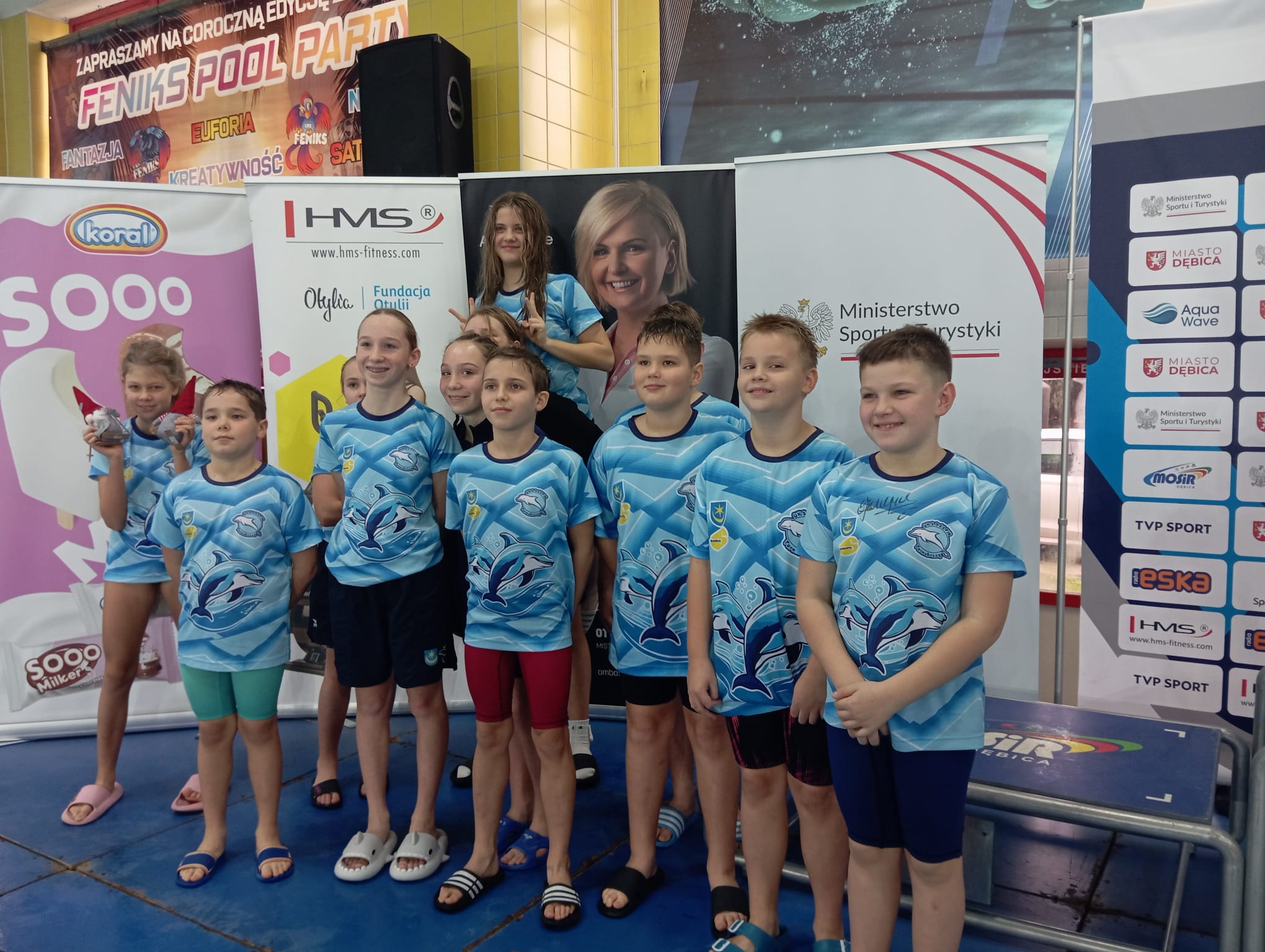 20 medali UKS Delfin Tarnobrzeg na Otylia Swim Cup w  Dębicy