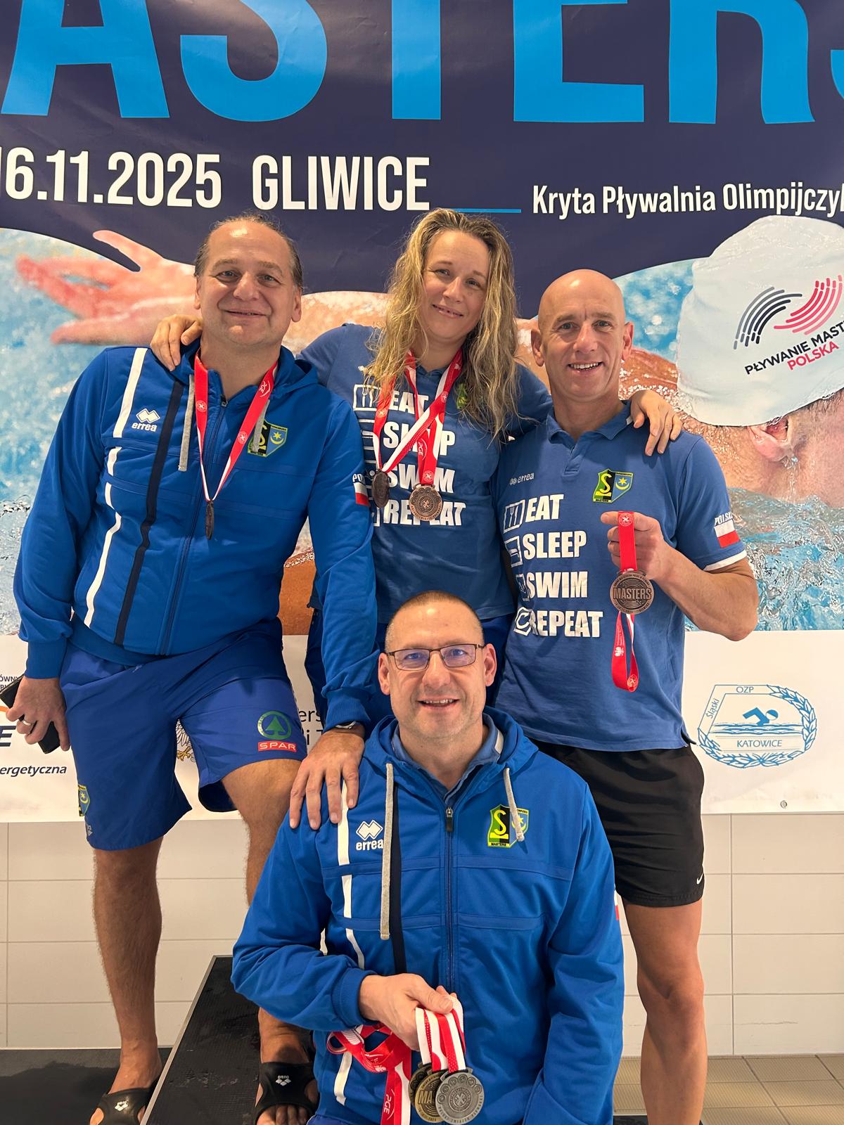 15 medali dla Delfina Masters Tarnobrzeg podczas Zimowych Mistrzostw Polski w Gliwicach