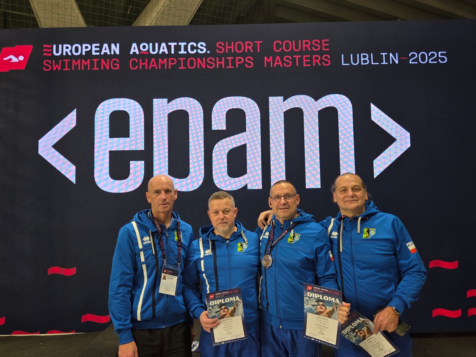 Brązowy medal Piotra Darowskiego na Mistrzostwach Europy Masters w pływaniu