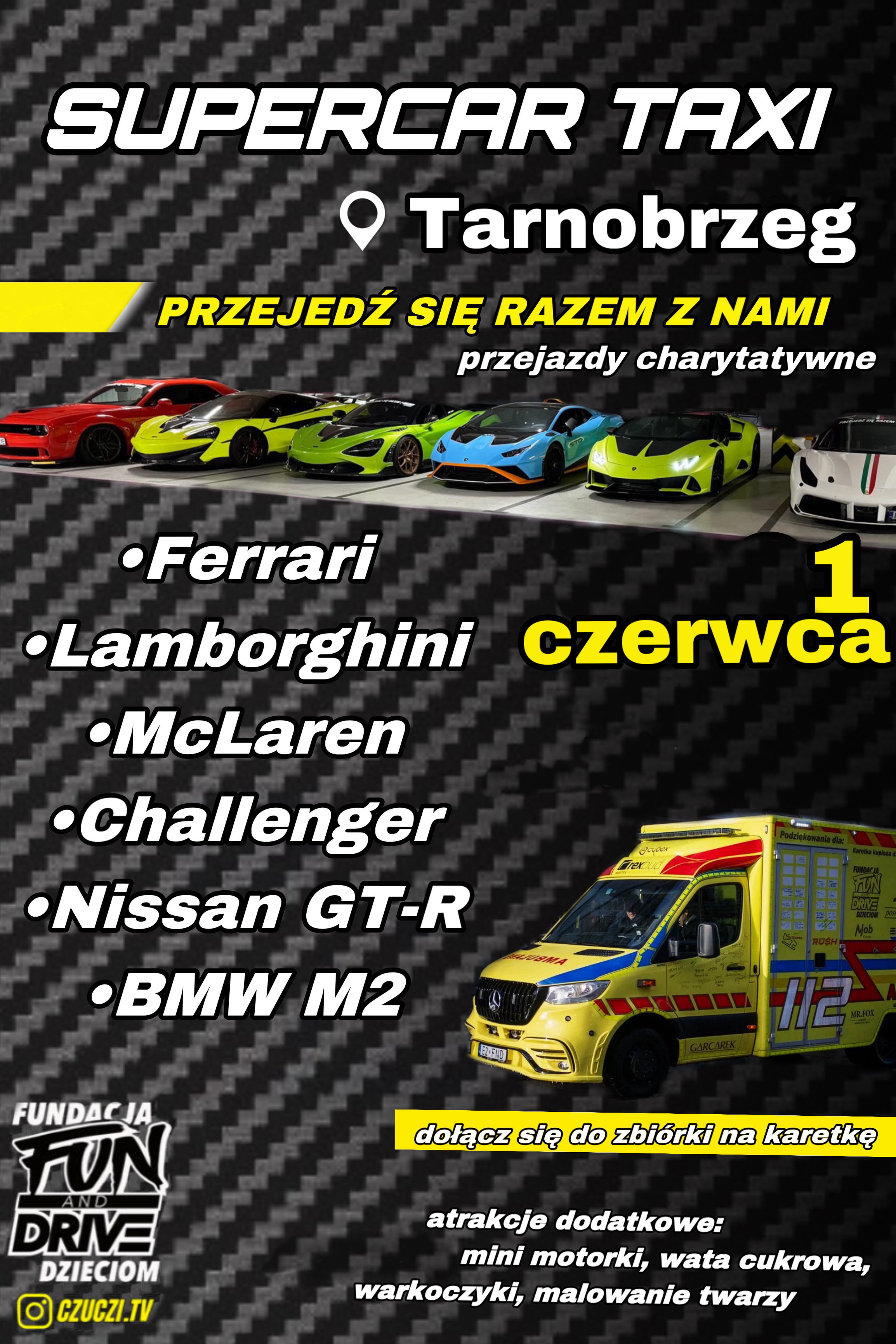 Supercar Taxi w Tarnobrzegu już 1 czerwca