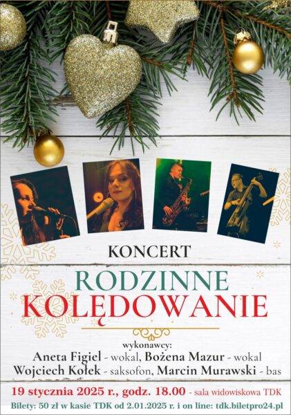 Zapraszamy na Rodzinne Kolędowanie - Koncert w TDK
