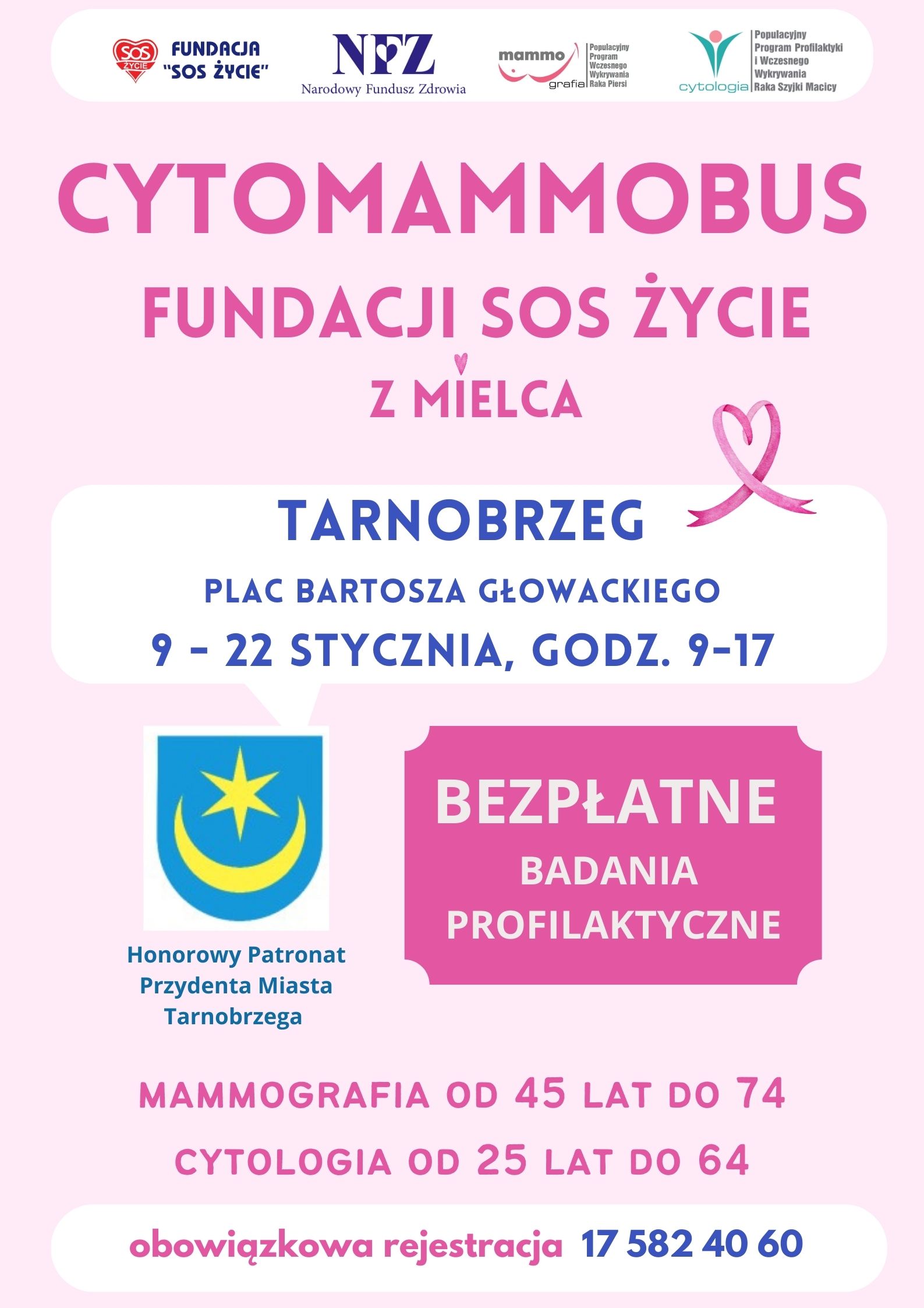 CytoMammobus Fundacji SOS Życie w Tarnobrzegu