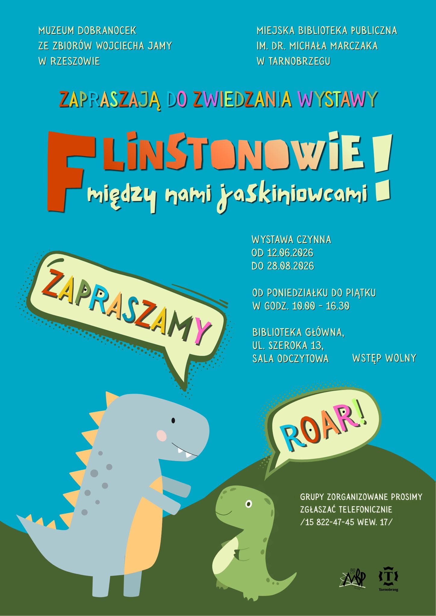 „Flinstonowie – między nami jaskiniowcami”. Wystawa w Miejskiej Bibliotece Publicznej
