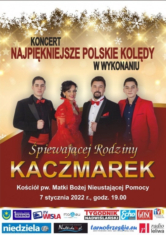 „Najpiękniejsze Polskie Kolędy” w wykonaniu Rodziny Kaczmarek
