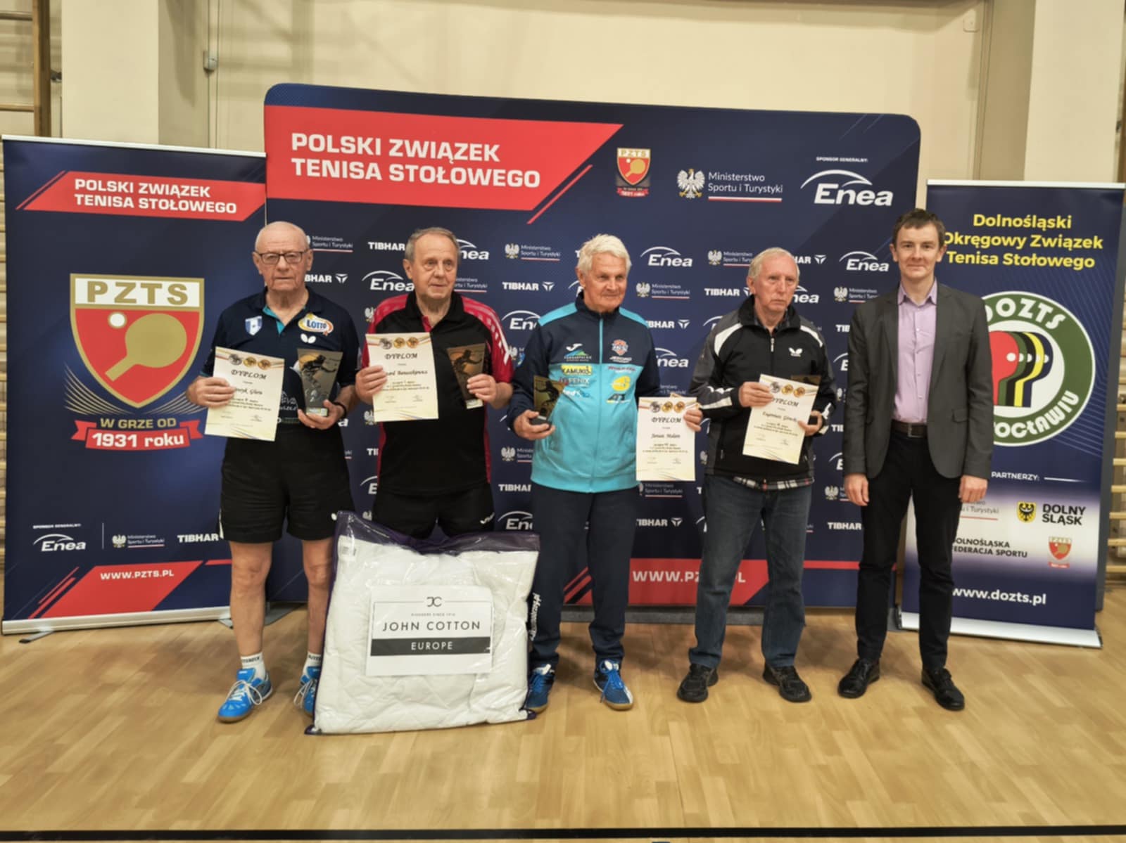 Janusz Malarz zawodnik IKS JEZIORO Tarnobrzeg trzeci w 2. Grand Prix Polski Masters