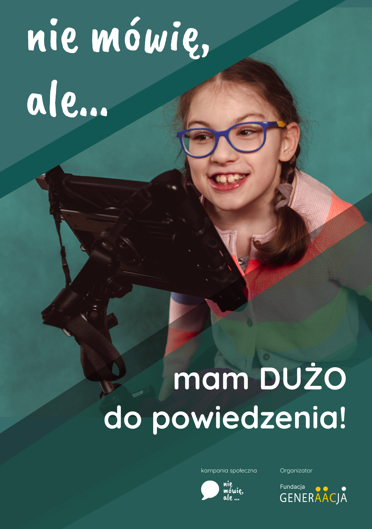 "Nie mówię, ale mam wiele do powiedzenia" Kampania społeczna Fundacji GenerAACja