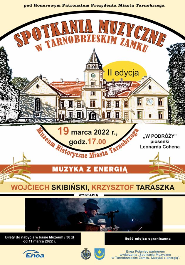 II edycja "Spotkań Muzycznych w Tarnobrzeskim Zamku. Muzyka z energią"
