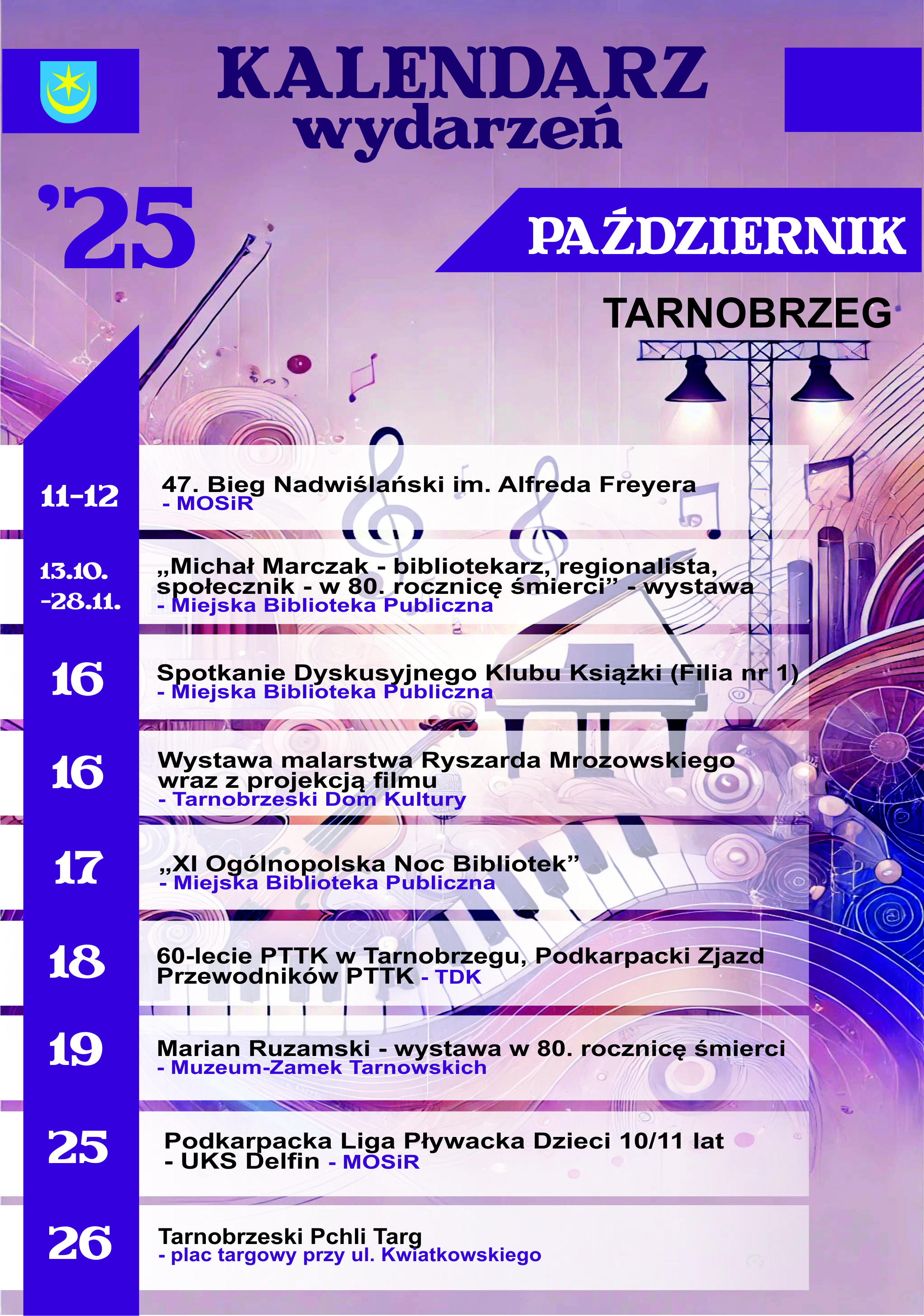 Kalendarz wydarzeń 2025