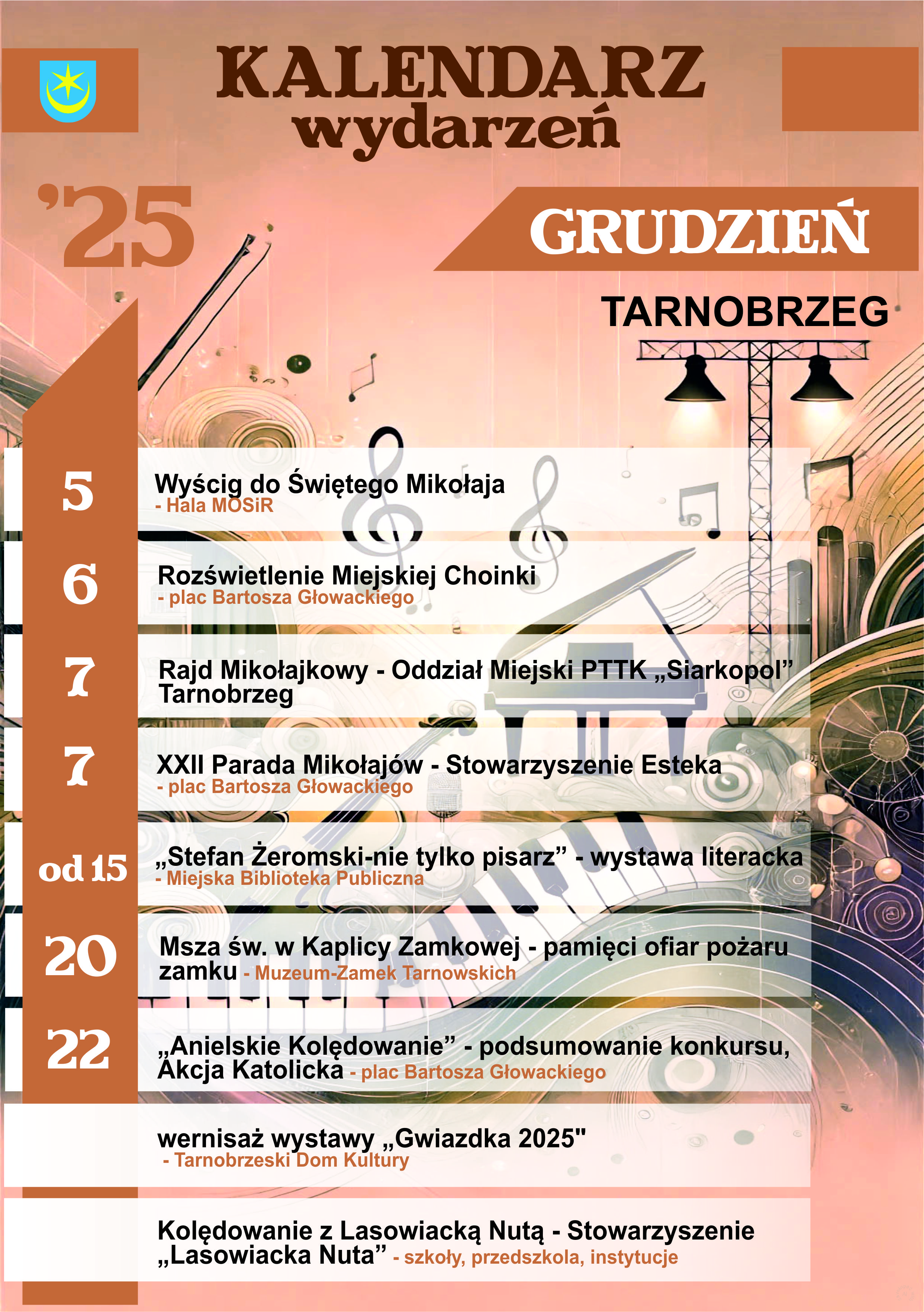 Kalendarz wydarzeń 2025