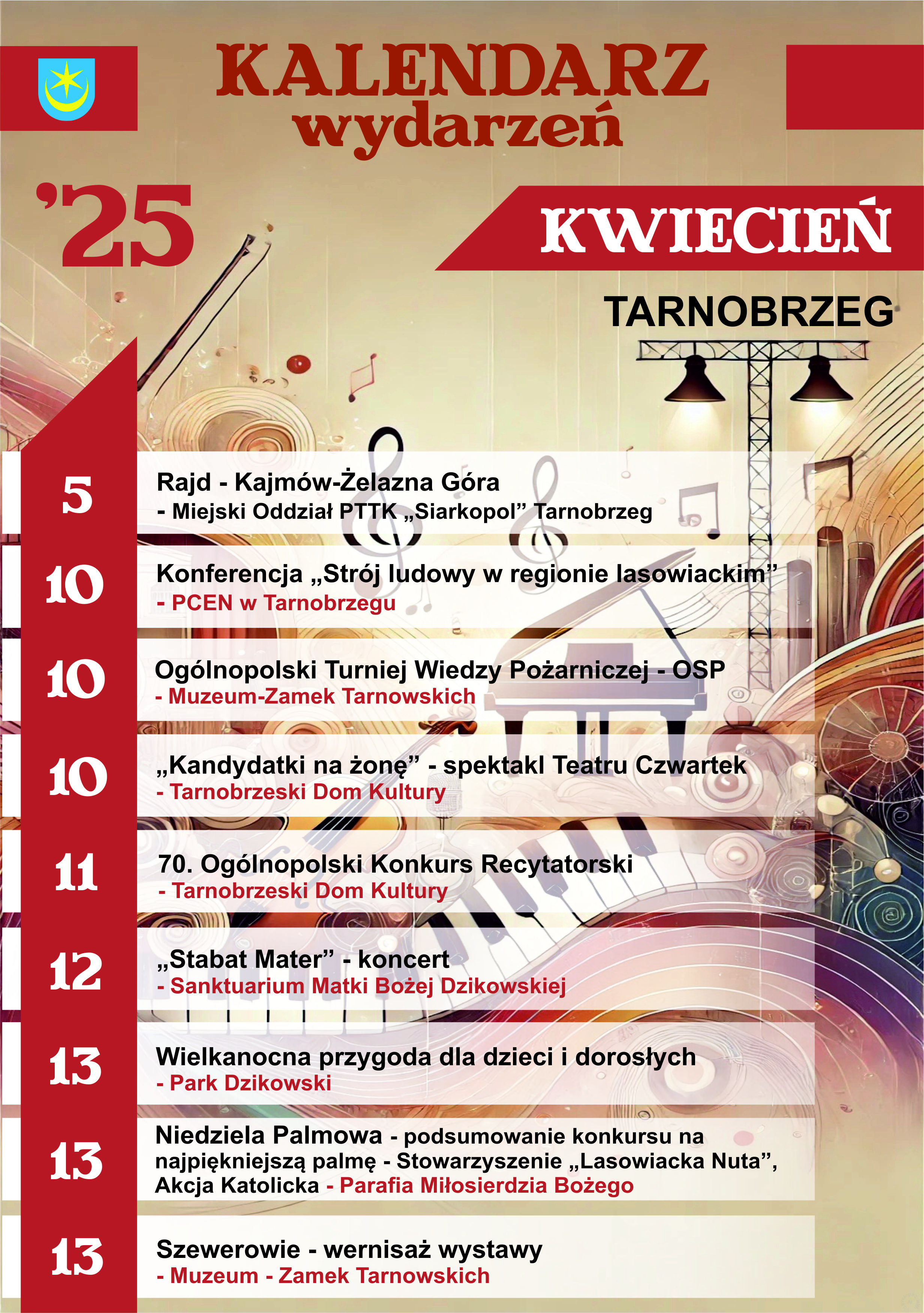 Kalendarz wydarzeń 2025