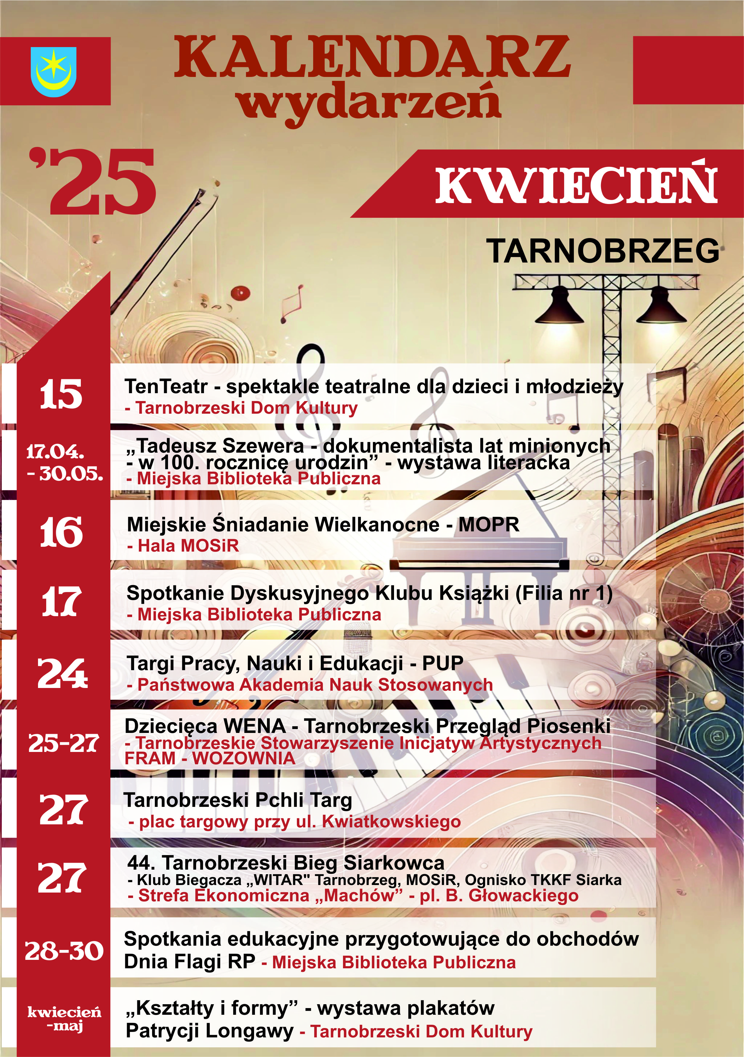 Kalendarz wydarzeń 2025