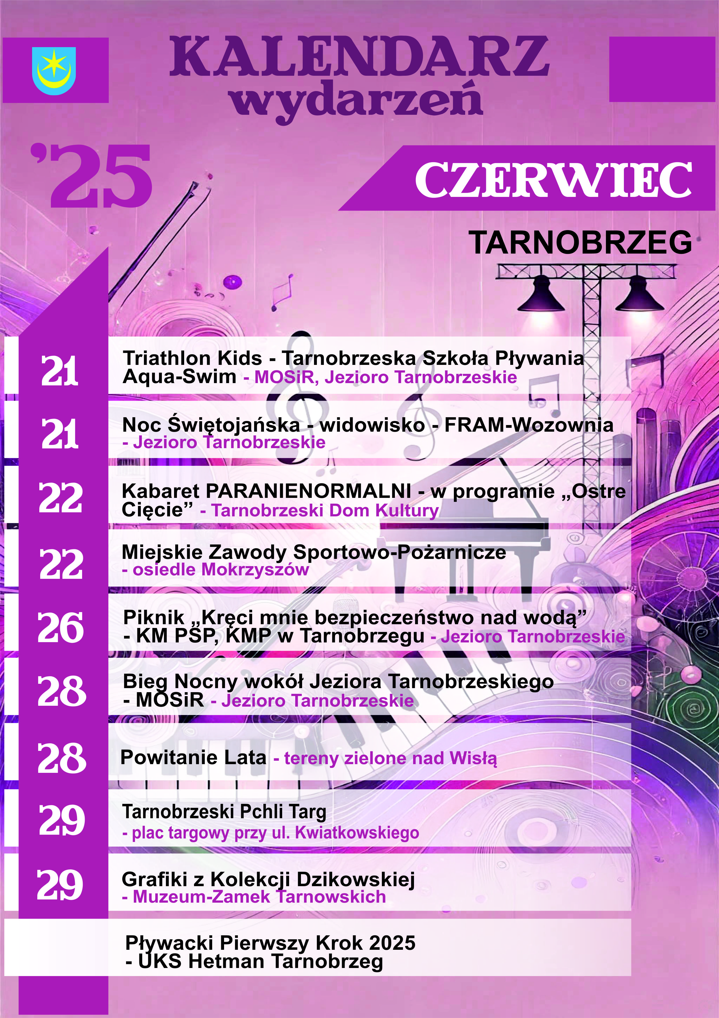 Kalendarz wydarzeń 2025