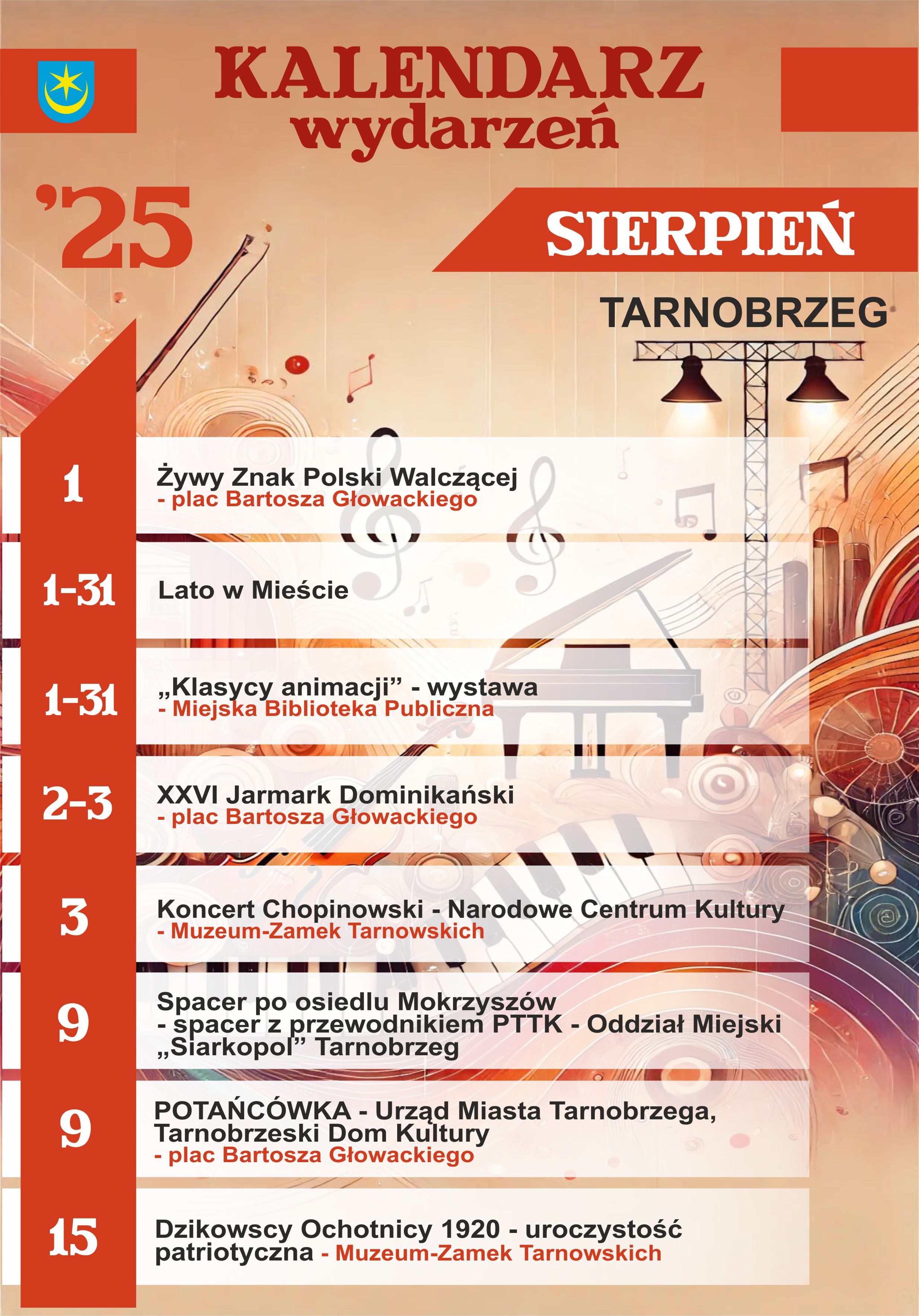 Kalendarz wydarzeń 2025