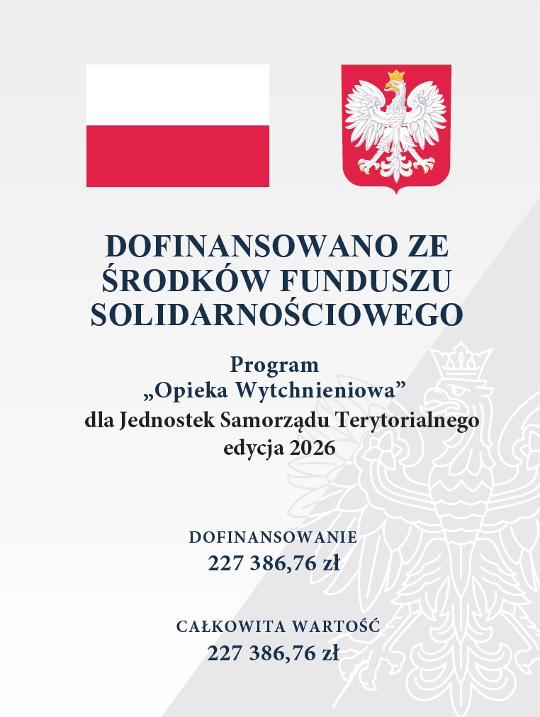 Plakat Programu Opieka Wytchnieniowa
